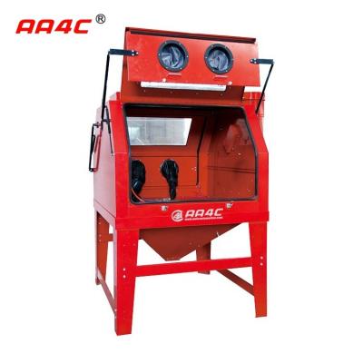 中国 sandblasterの頑丈な砂吹きのキャビネットを取除くAA4C 1200L Industrialのサンドブラスティングのキャビネットの錆   AA-SBC1200 販売のため