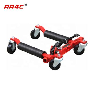 China 12 inches  hydraulic  Car Go Jack Car Dolly Car Wheel Moving Dolly Vehicle Positioning Jack 4 wheels dolly for sale