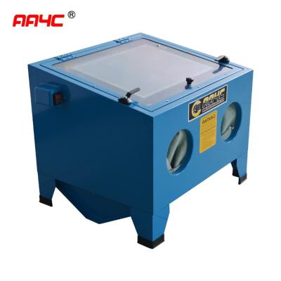 Cina AA4C 90L sabbiano l'apparecchio a getto di sabbia del gabinetto di brillamento di sabbia del gabinetto AA-SBC90 in vendita
