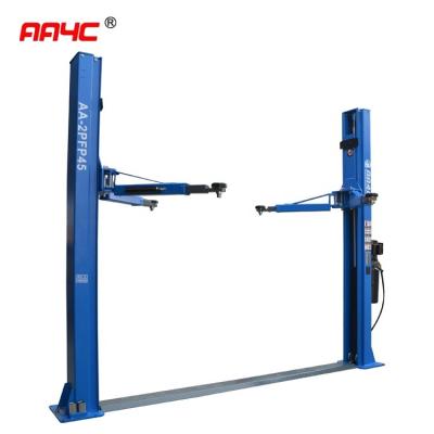 China AA4C highquality promotion 4.5T hydraulic floorplate two post auto car lift two post car lift  promotion for sale