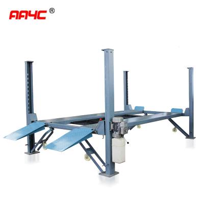 China Movable 4 Post Auto Ramp Auto Hoist Car Vehicle Lift For Parking For Car Parking System for sale