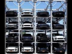 AA4C 4 columns 4 cars parking lift H steel material 2.7T/ decker, 2.1M lifting height/car