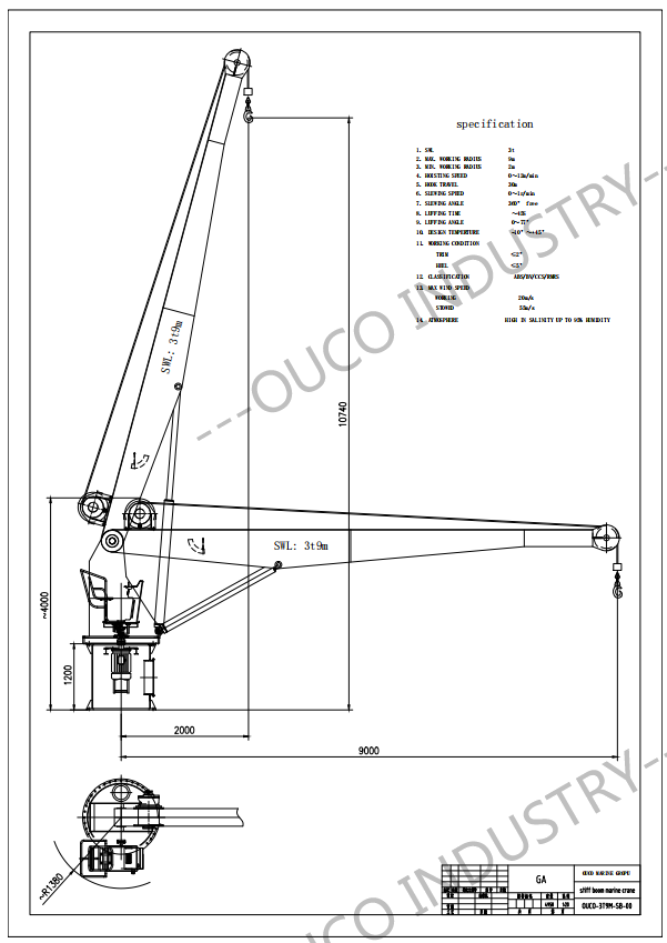 9M3T-TB,GA drawing