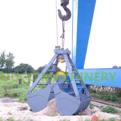 China Durable Clamshell Mechanical Crane Grab Bucket for sale
