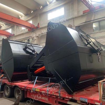 China Gancho agarrador teledirigido hidráulico negro del gancho agarrador 12CBM de la cubierta en venta