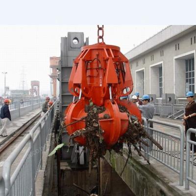 China Hydraulic Garbage Crane Grab Bucket For Sewer Garbage Disposal for sale