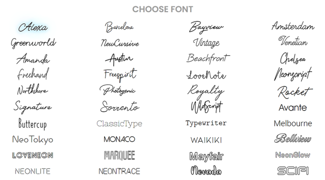 Font Options
