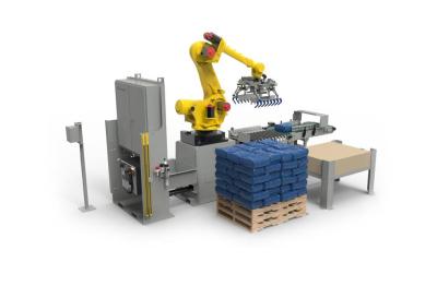 China 4 Axis Palletizer Robot Arm Machine Automatic Palletizing System Sugar Bagging à venda
