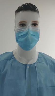 China 3-ply Protective Disposable Surgical Face Mask Medical Tie on Head Straps Daily Use Hospital Dental 3 Layers ASTM LEVEL TYPE IIR for sale