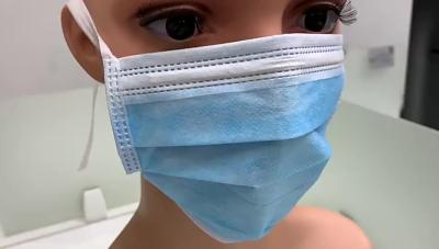 China SJ Factory Directly Sales High quality medical mask 3ply surgical medical tie on face maskss mascarillas face mask wholesale for sale