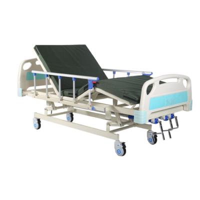China S&J Dental Equipment Manufacturer Wholesale Luxurious ICU Patient Bed Medical Hospital Beds for Sale Metal Parts Material Safe for sale