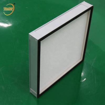 China Micro filtro de ar H13 da capa HEPA do fluxo laminar dos meios da fibra de vidro H14 à venda