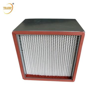 China 99.99% H13 Deep Pleated High Temp Laminar Flow HEPA Filter for sale