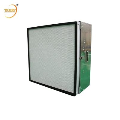 China Stainless Steel 304 Frame H14 HEPA Fan Filter Unit For Biology Laboratory for sale