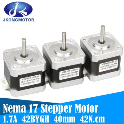中国 12Vステップ・モータNEMA 8 17 23 3Dプリンターのための4ワイヤーが付いているステップ・モータ42 NEMA 17 （17HS4401）のステッピング モーター 販売のため