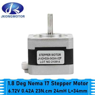 China Motor deslizante 2A bipolar 59Ncm do Nema 17 (84oz. ) No corpo 4-Lead de 48mm com o cabo e o conector de 1m compatíveis com 3D Printer/C à venda