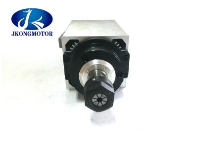 China 6KW ER32 380V 12A Square AC Spindle Motor Air Cooled With Belt For Engraving Milling Grinding for sale