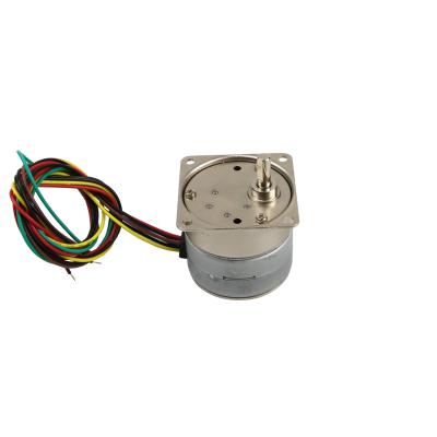China 12V  4 Phase PM Hybrid Synchronous Stepper Motor With Gearbox 0.4A 12kgCm for sale