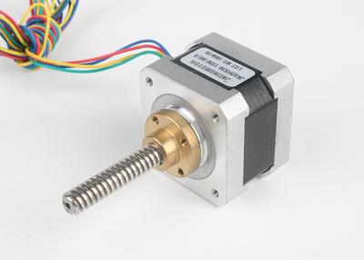 China 1.33A 2.8v 2.6kg.Cm  Nema 17 Stepper Motor  Linear Actuator With Screw Lead for sale