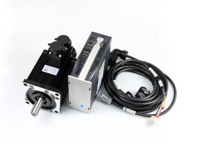 China 1.5W 220V 6A Closed Loop Control Single Phase Ac Servo Motor Kit For Cnc Milling for sale