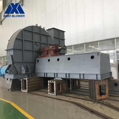 China Fan centrífuga del flujo de la ventilación industrial para el horno rotatorio de la arena de la arcilla en venta