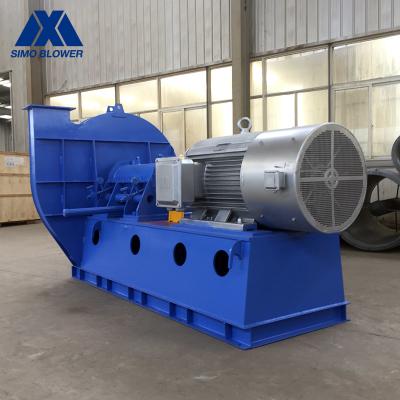 China Biomass Boiler Dust Collector Fan Single Suction Coupling Driving Forward for sale