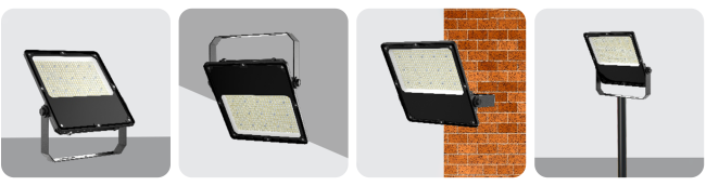 High Quality LED Flood Lights 30W 50W 100W 150W 200W 250W 300W For Outdoor Badminton Court 6