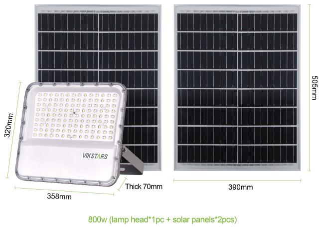 600W 800W 1000W Solar Stadium Lights For Football Baseball Basketball Field Lighting 7