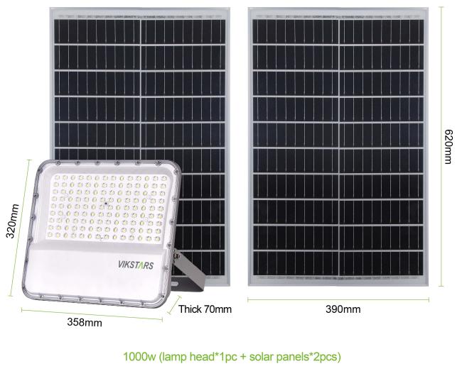 600W 800W 1000W Solar Stadium Lights For Football Baseball Basketball Field Lighting 8