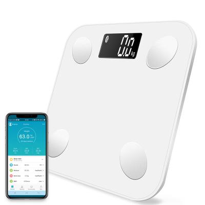 China Escala eletrônica personalizada do peso do corpo de Bluetooth da escala da gordura corporal do agregado familiar do ABS da modelação por injeção à venda