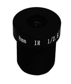 3.0 Megapixel Camera Lens 8mm 50 Degree 1/2.5'' inch, M12 mount 3.0 Megapixel Camera Lens 8mm 50 Degree 1/2.5'' inch, M12 mount