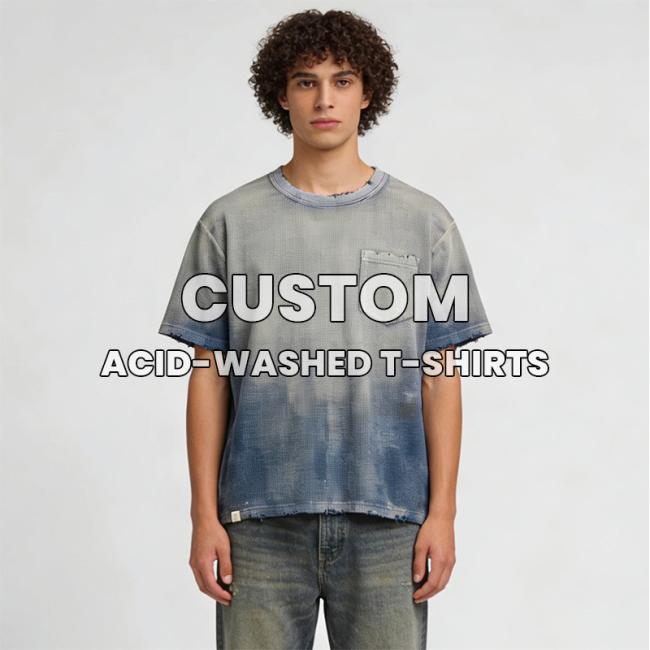 High Quality Acid Wash Waffle Fabric