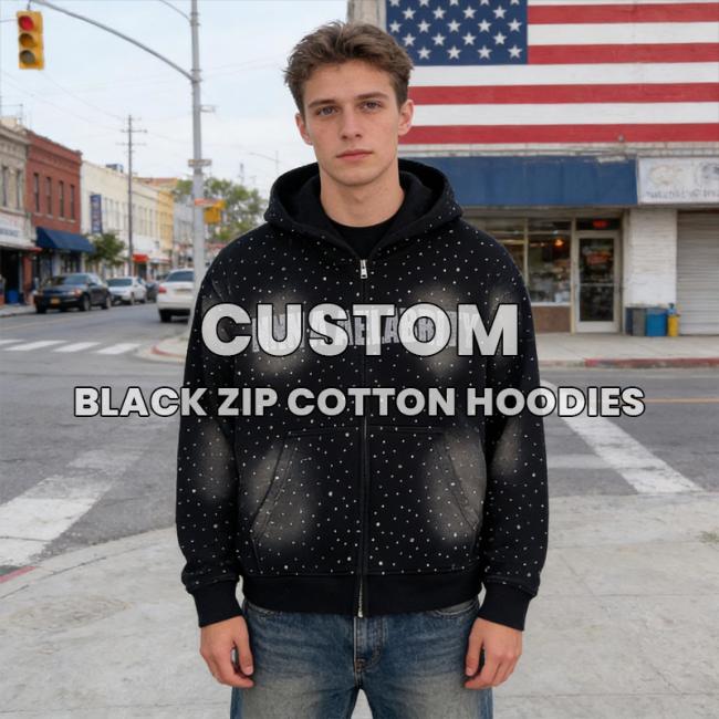 Custom-Black-Zip-Cotton-Hoodies