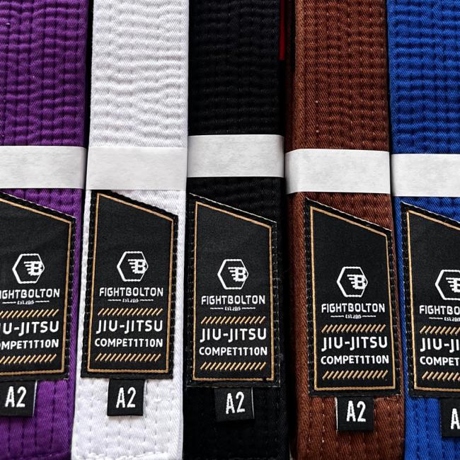 BJJ belt manufacturing process