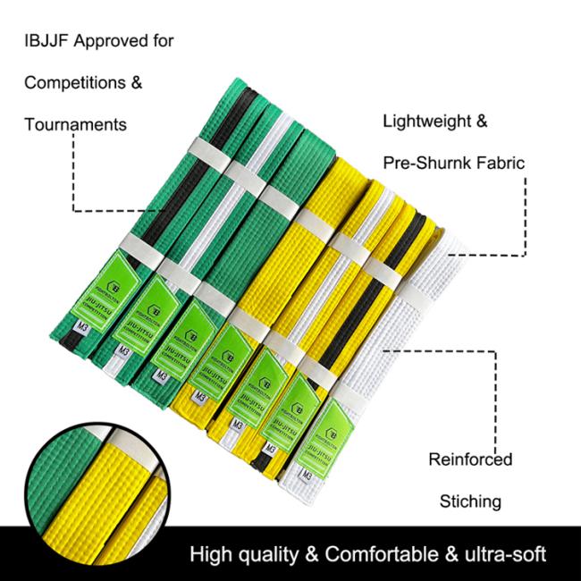 Brazilian Jiu-Jitsu belt product display