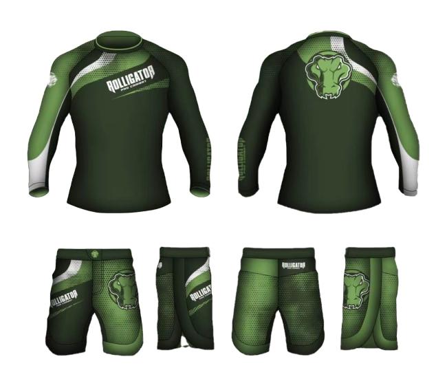 Rashguard set in use during training