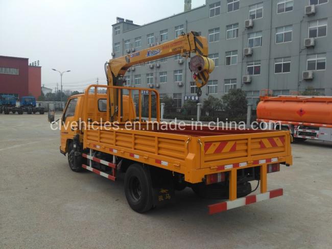 Sinotruk HOWO 4X2 5ton Truck with Crane 4ton Telescopic Boom Crane Truck