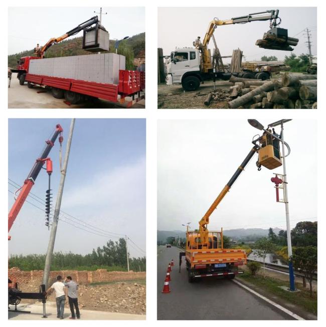FAW 4X2 8ton Lifting 4 Arm 12m Straight Boom Truck for Kenya