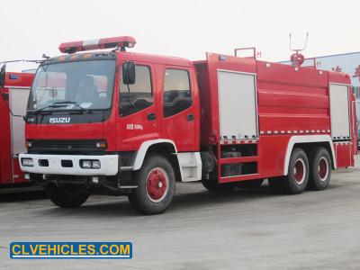 China FVZ 300hp ISUZU Fire Fighting Truck 16000 Liters Water Tank Fire Truck for sale