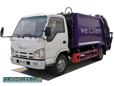 China 100P ISUZU camión de basura Municipal camión de basura 10-20 toneladas en venta