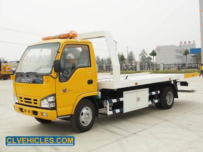 China Durabilidad de la longitud plana del camión de auxilio 130hp 4x2 5600m m de la serie de ISUZU N alta en venta