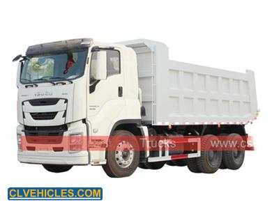 China 460hp Heavy Duty ISUZU GIGA Dump Truck Diesel White 30-50 Tons for sale