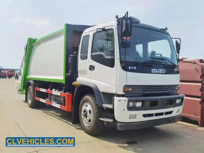 Chine Diesel de camion à ordures de compacteur d'ISUZU FTR 12CBM pour l'usage industriel à vendre