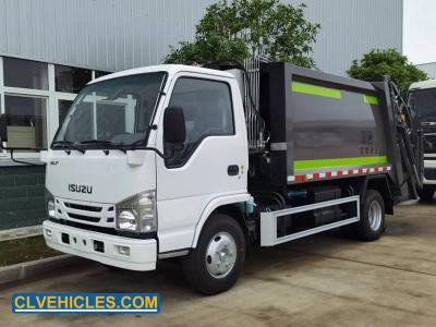 Chine NQR NPR ISUZU camion poubelle 98hp Isuzu camion compacteur de déchets à vendre