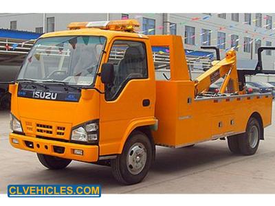 China ISUZU N Series Heavy Duty Tow Truck 4x2 130hp With ABS Brakes for sale