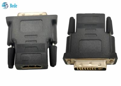 China DVI Adapters DVI-D 24+1 Male To HDMI Female Connectors 1688MB/s High Definition for sale