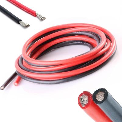 China Red UL3223 Silicone Rubber Coated Wire , Flexible Rice Cooker Wire Weather Resistance for sale