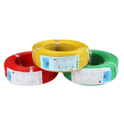 China UL1180 PTFE coated nickel sliver plated copper wire 300V 200C electrical flexible wire for sale