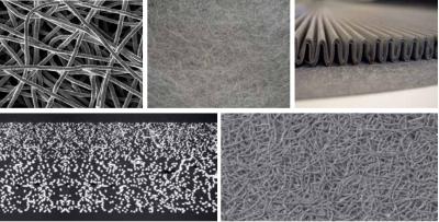 China El grueso 0.42m m sinterizó la fibra de acero inoxidable sentida para los medios de filtro en venta