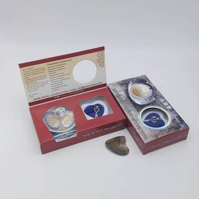 China Custom Color Box Love Pearl Necklace Gift Box With can Open Cage Pendant sending to everybody for sale